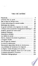 Les Dieux d'Afrique noire