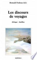 Les discours de voyages