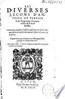 Les diverses leçons d'Antoine Du Verdier, suyuans celles de Pierre Messie