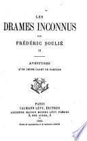 Les drames inconnus: Aventures d'un jeune cadet de famille