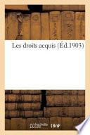 Les Droits Acquis