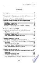 Les droits de l'homme et le droit