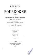 Les ducs de Bourgogne
