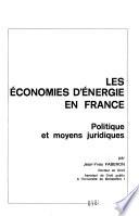 Les économies d'énergie en France