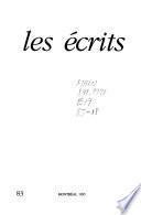 Les écrits