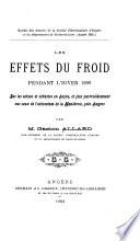 Les effets du froid pendant l'hiver 1899 sur les arbres et arbustes en Anjou