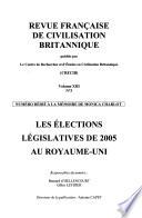 Les élections législatives de 2005 au Royaume-Uni