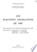 Les Élections legislatives de ...