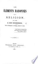 Les éléments raisonnés de la religion