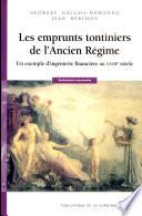 Les emprunts tontiniers de l'ancien régime