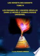 Les énigmes de l'univers résolues dans le Modèle Cosmologique Universel