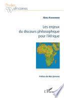Les enjeux du discours philosophique pour l'Afrique