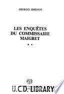 Les enquêtes du commissaire Maigret
