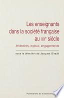 Les enseignants dans la société française du XXe siècle