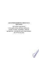 Les enseignements originaux des Papes sur la franc-maçonnerie et les autres sectes, factions séditieuses, sociétés secrètes, assemblées, réunions, agrégations, conventicules para-maçonniques, de 1717 à nos jours