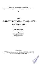 Les Entrées royales françaises de 1328 à 1515