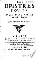 Les epistres d'Ovide