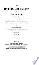 Les époques géologiques de l'Auvergne