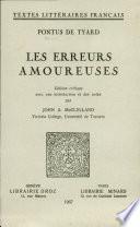 Les erreurs amoureuses