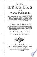 Les erreurs de Voltaire