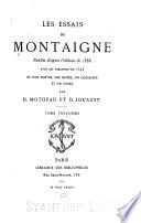 Les essais de Montaigne