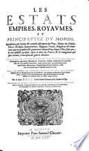 Les Estats, Empires et Principautez du Monde