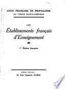 Les établissements français d'enseignement