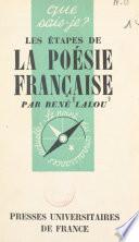 Les étapes de la poésie française