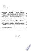 Les Études philosophiques
