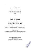 Les euvres de Louise Labé