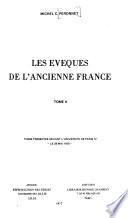Les Évêques de l'ancienne France