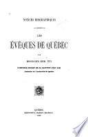 Les évêques de Québec