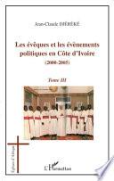 Les évêques et les évènements politiques en Côte d'Ivoire
