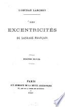 Les excentricités du langage français