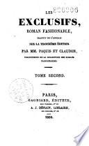 Les exclusifs, roman fashionnable