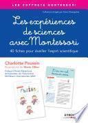 Les expériences de sciences avec Montessori