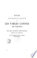 Les fabulistes latins, depuis le siècle d'Auguste jusqu'à la fin du moyen âge