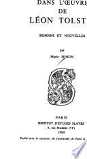 Les femmes dans l'œuvre de Léon Tolstoï