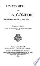 Les femmes dans la comédie française et italienne au 18e siècle