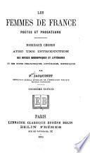 Les femmes de France, poètes et prosateurs