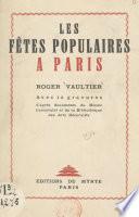 Les fêtes populaires à Paris
