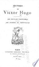 Les feuilles d'automne. Les chants du crépuscule. 1875