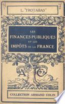 Les finances publiques et les impôts de la France