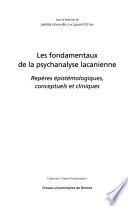 Les fondamentaux de la psychanalyse lacanienne
