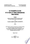 Les foraminiferes du trias de la region de l'almtal(salzkammerg...