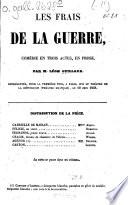 Les frais de la guerre