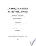 Les Français en Russie au siècle des Lumières