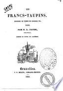 Les francs taupins histoire du temps de Charles 8., 1440 par P.L. Jacob