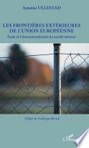 Les frontières extérieures de l'Union européenne