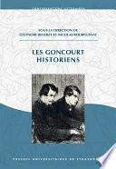 Les Goncourt historiens